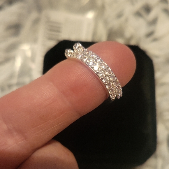 Crystal Haze Mini Serena Hoop Earrings - Picture 7 of 7